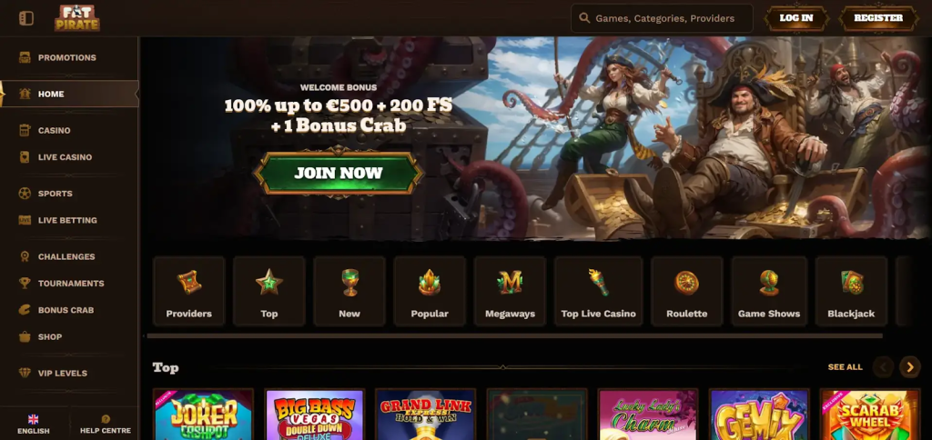 Fatpirate new online casinos NZ with adventure pokies